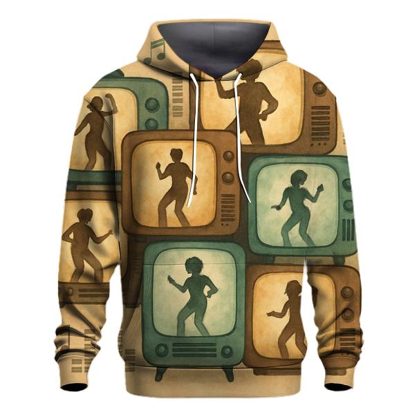 Retro TV Dance Silhouettes custom hoodies