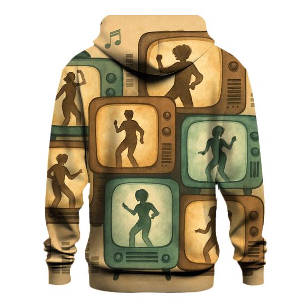Retro TV Dance Silhouettes custom hoodies