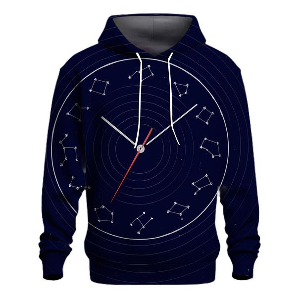 Time Ripple Star Clock hoodie trends