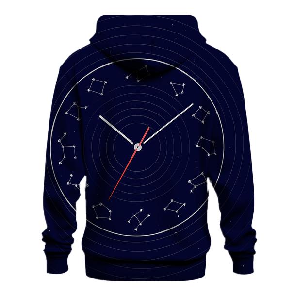 Time Ripple Star Clock hoodie trends