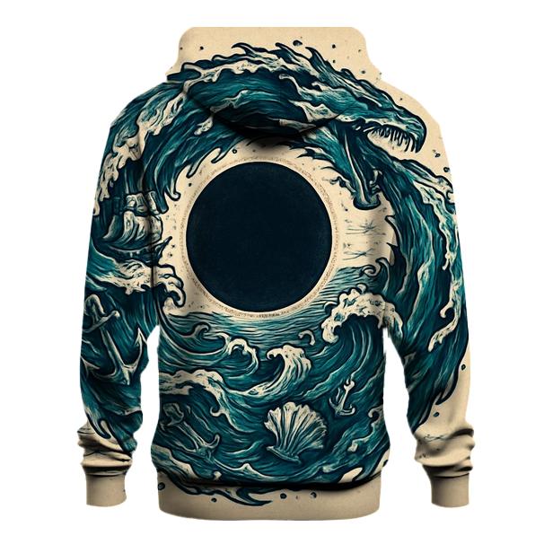 Tidal Eclipse Ouroboros embroidered hoodies