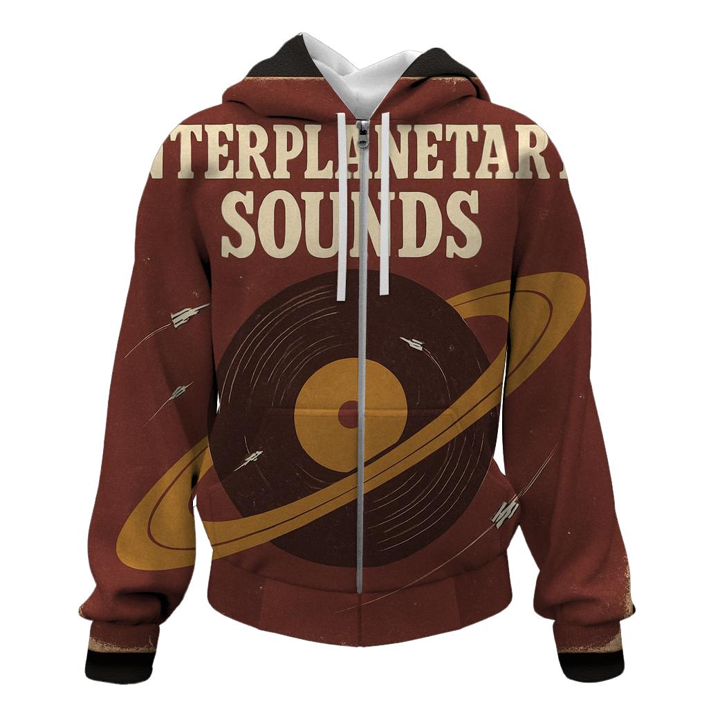 Classic Vinyl Planet Record Cover hoodies fashion