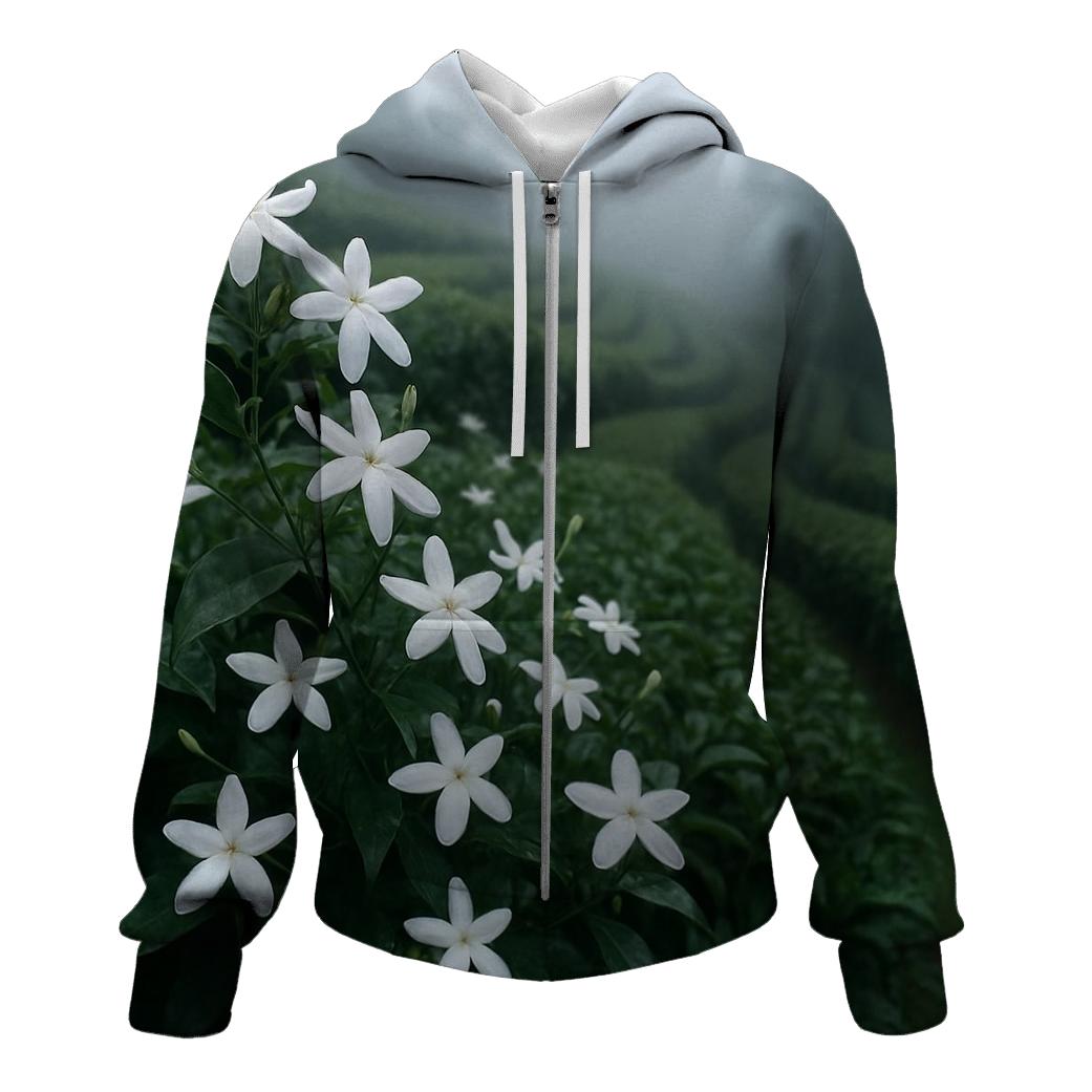 Tea Plantation Jasmine Between The Rows hoodie designs