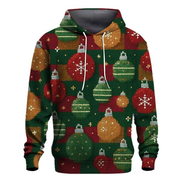 Bauble Burst Confetti Plaid lightweight hoodies