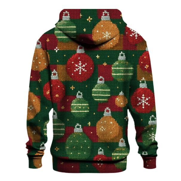Bauble Burst Confetti Plaid lightweight hoodies
