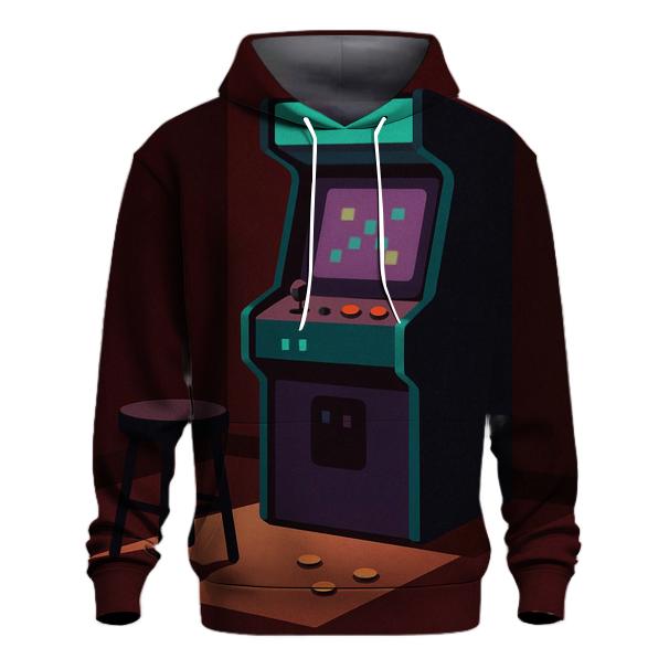 Retro Arcade Night graphic hoodies