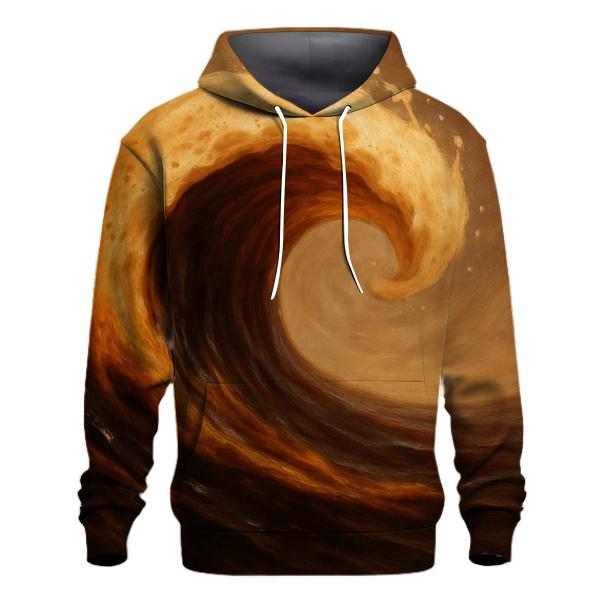 Crema Tide Wave embroidered hoodies