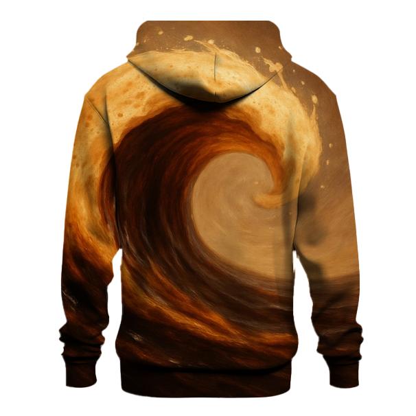 Crema Tide Wave embroidered hoodies