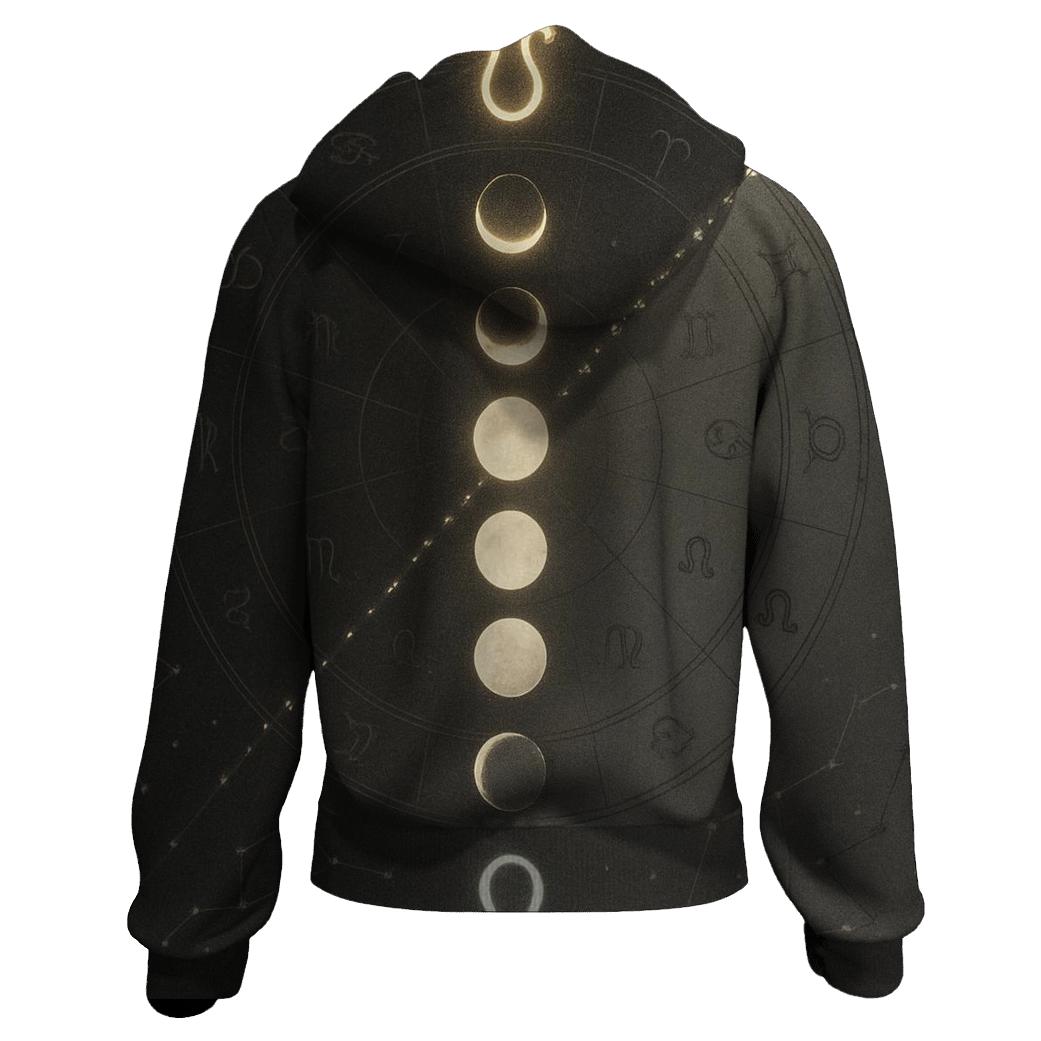 Lunar Nodes Destiny Axis Diagram hoodies fashion