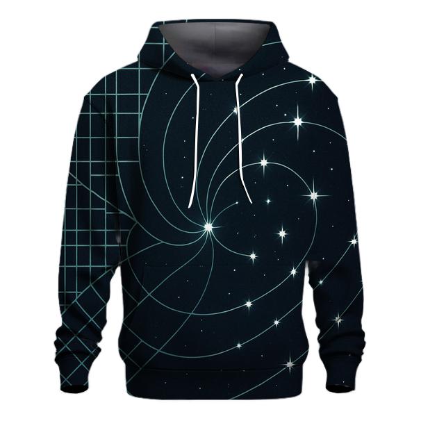 Celestial Street Grid lightweight hoodies