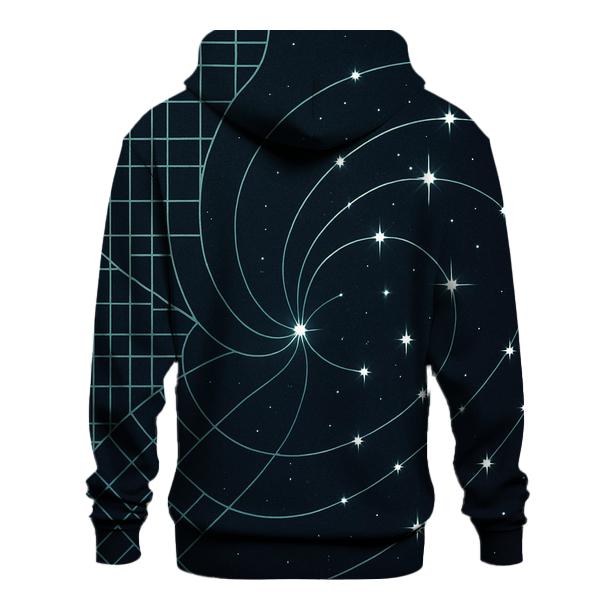 Celestial Street Grid lightweight hoodies
