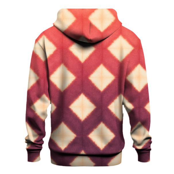 Sunset Diamond Itajime Field graphic hoodies