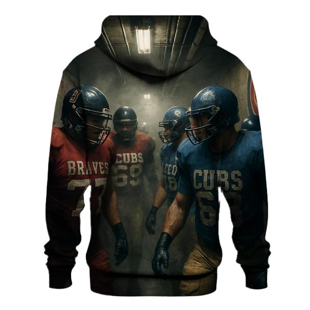 Halftime Tunnel Fury Braves Vs Cubs printed hoodies