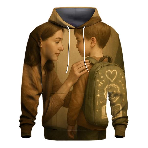 The Quiet Weight Of Her Love printed hoodies