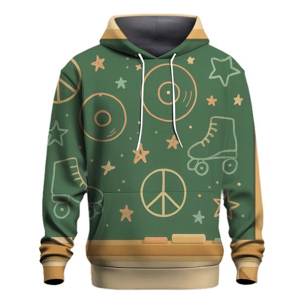 Funky Classroom Doodles graphic hoodies