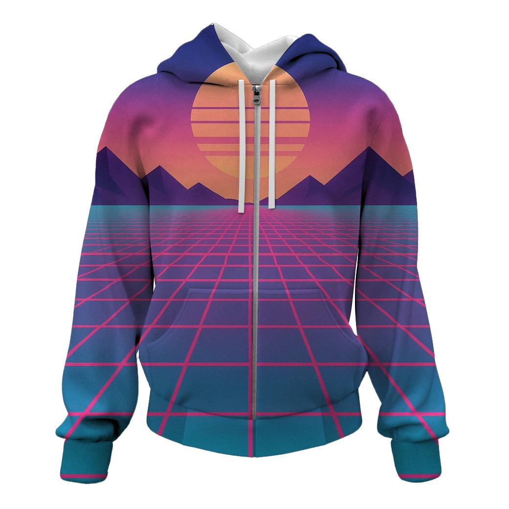 Laser Grid Desert Mirage lightweight hoodies