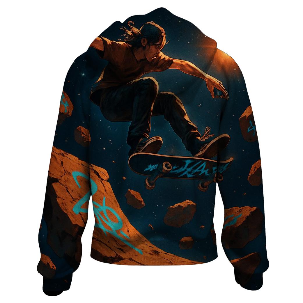 Asteroid Belt Skate Park zip-up hoodies