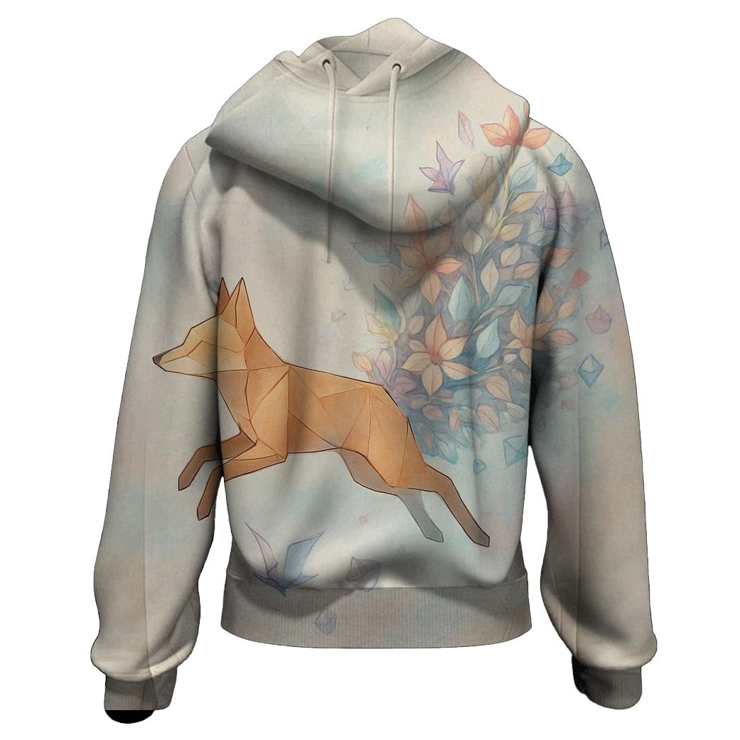 Chaotic Origami Garden custom hoodies