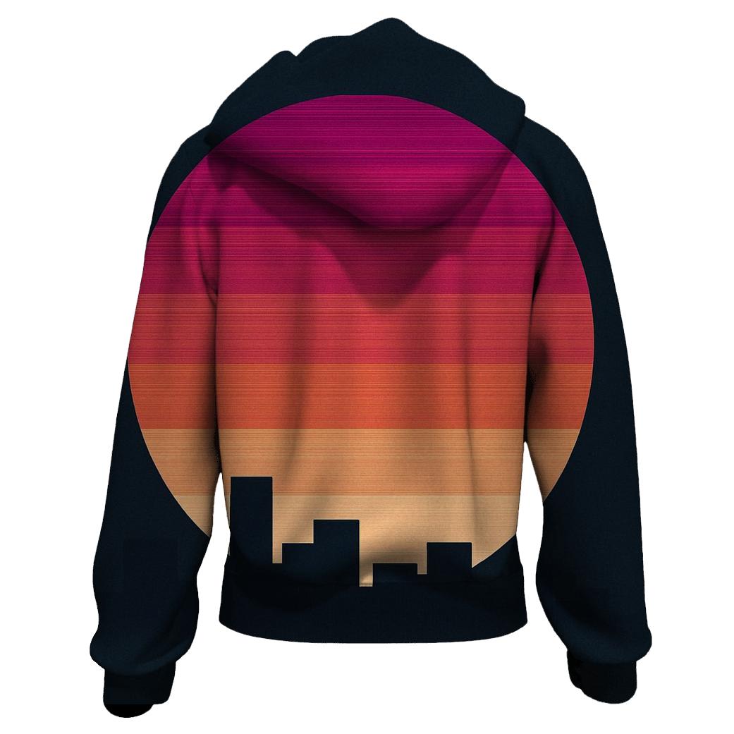 Analog Sunset Stripes heavyweight hoodies
