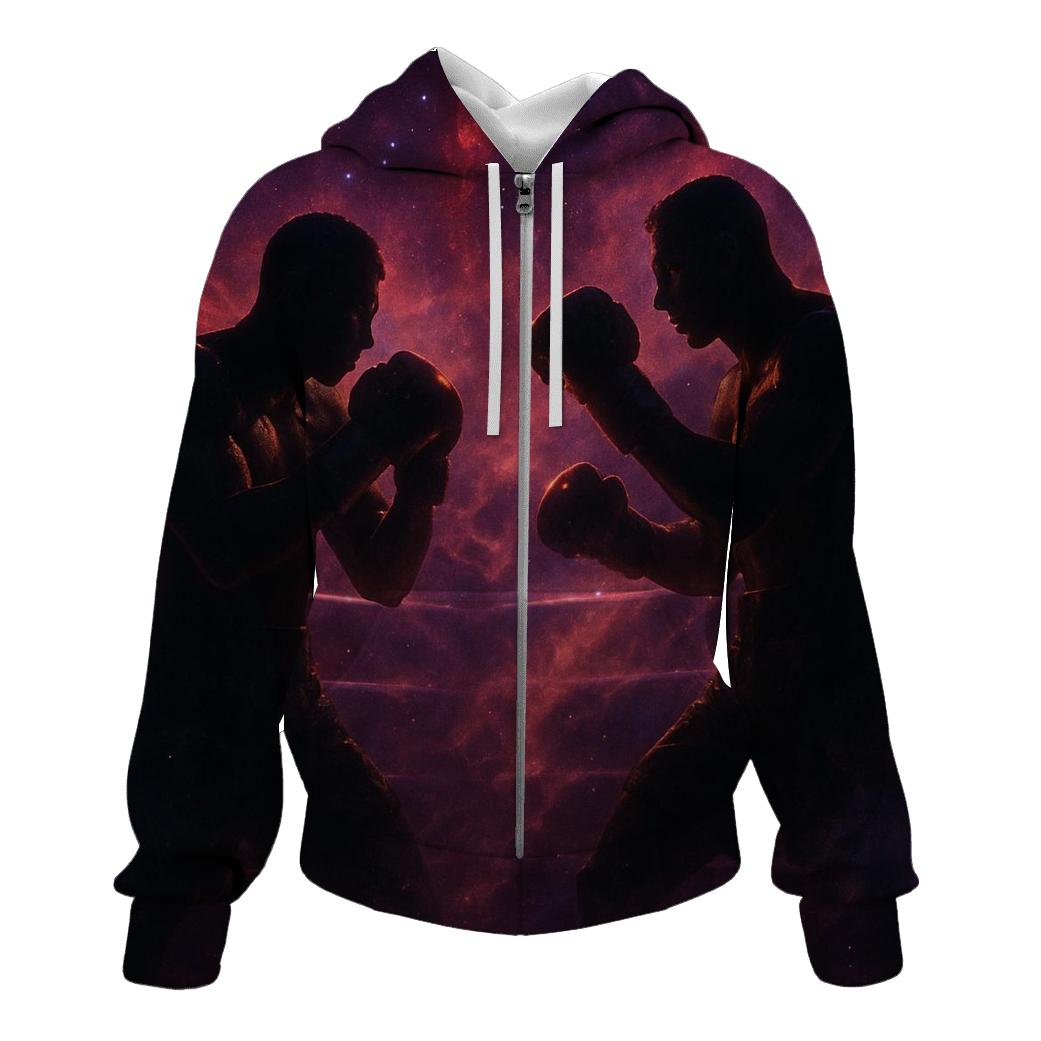 Nebula Boxing Showdown graphic hoodies