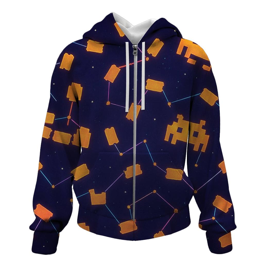 Arcade Ticket Constellations designer hoodies