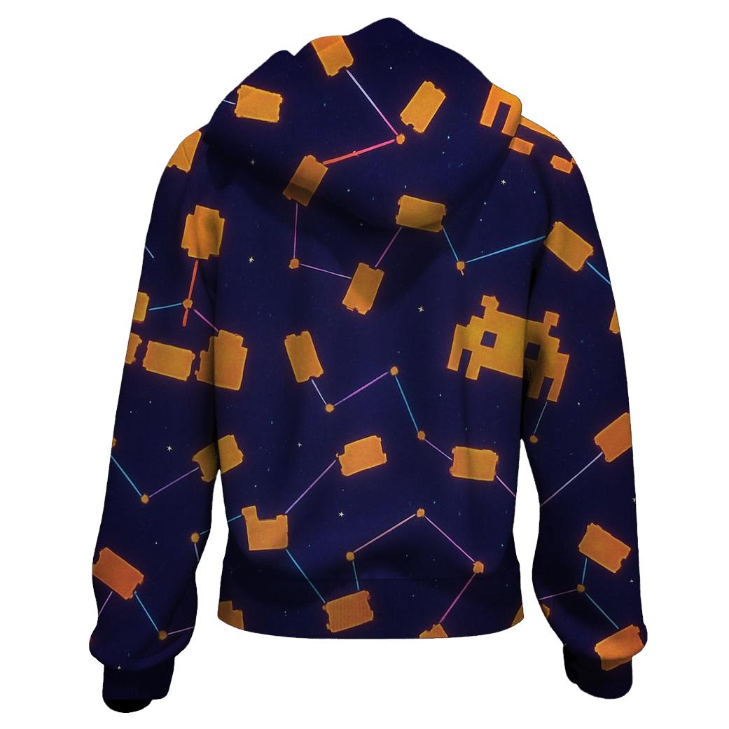Arcade Ticket Constellations designer hoodies
