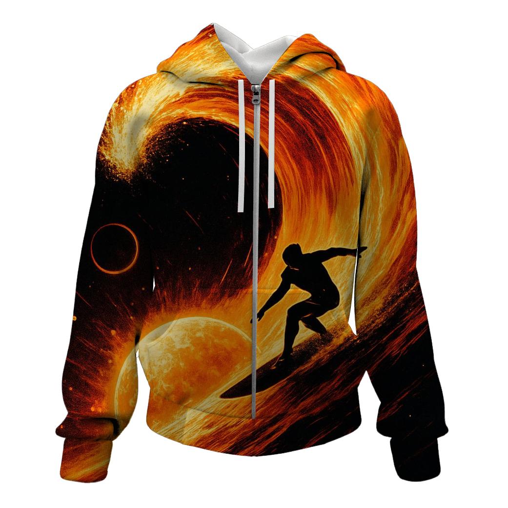 Solar Flare Surfing hoodie trends