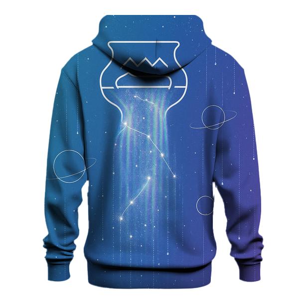 Aquarius Holographic Star Cascade hoodie trends