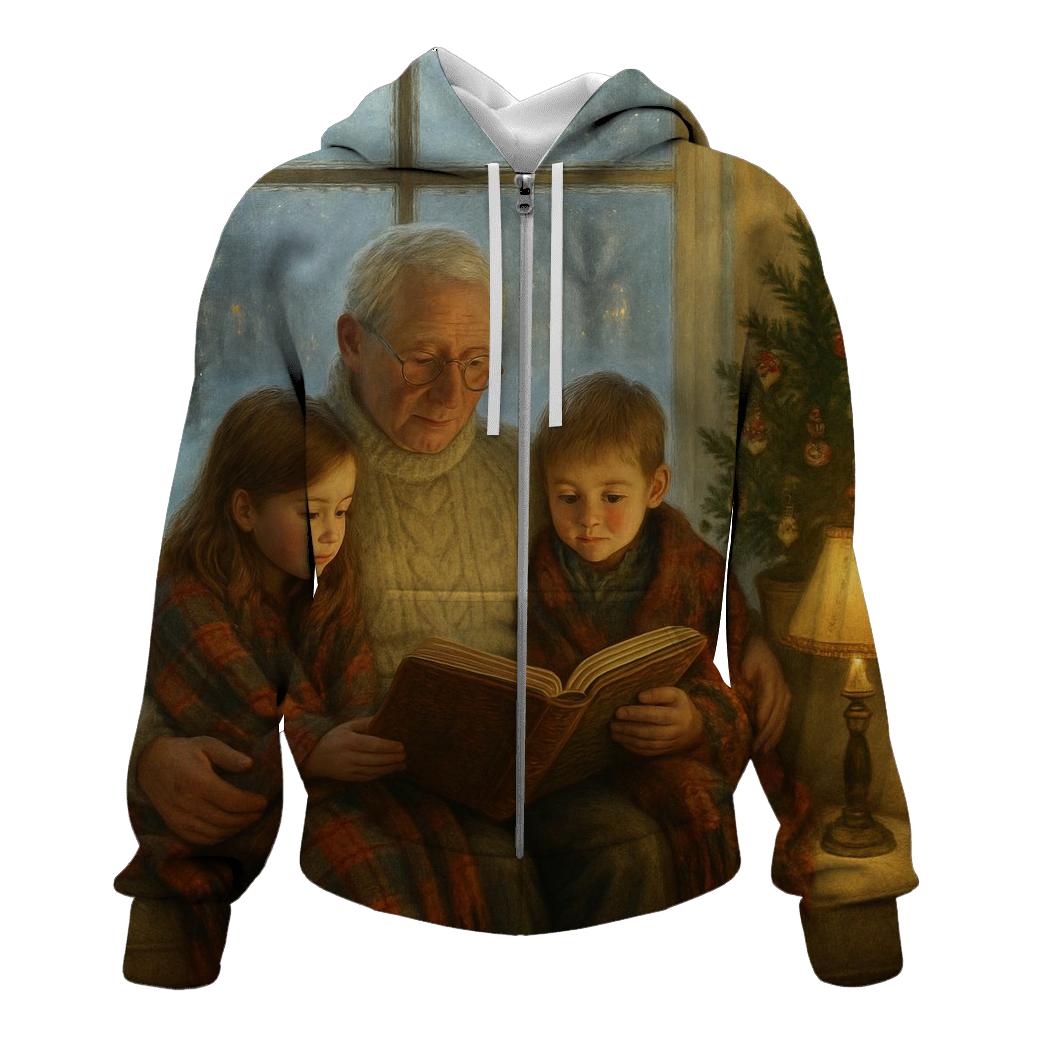 Christmas Storytime By The Window designer hoodies