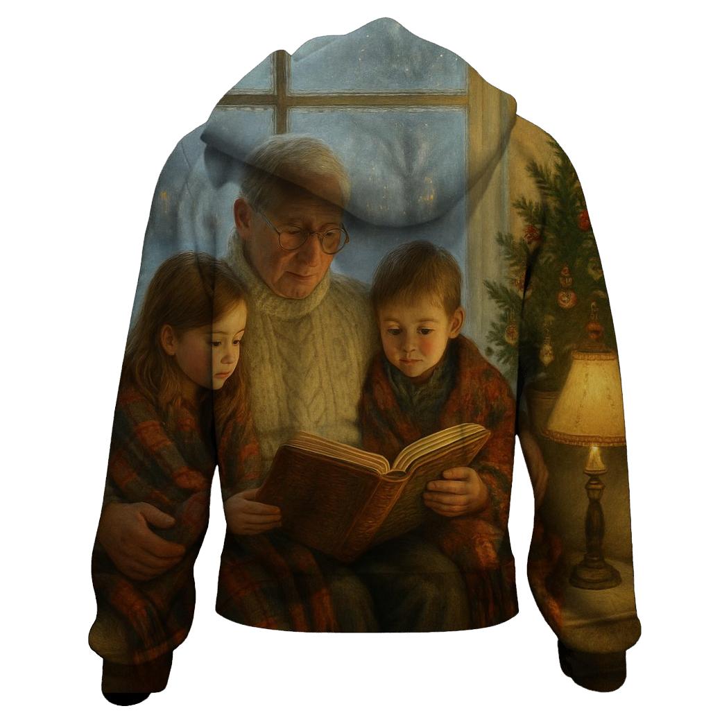Christmas Storytime By The Window designer hoodies