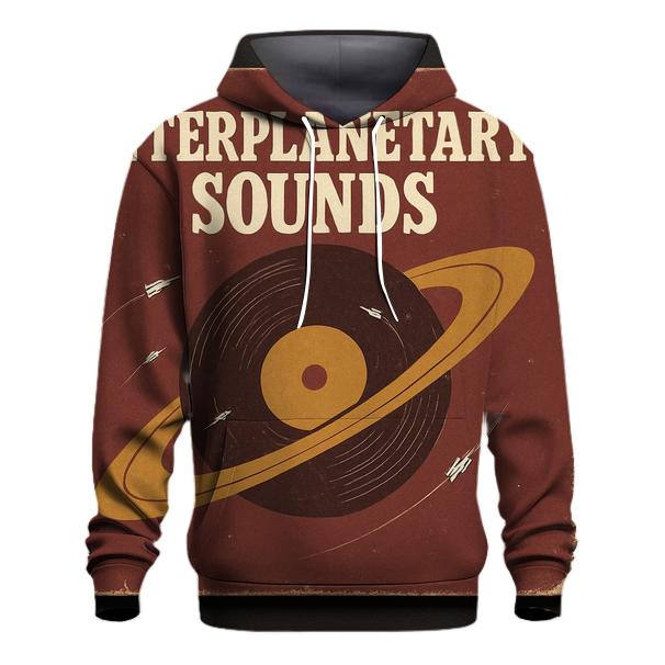 Classic Vinyl Planet Record Cover pullover hoodies
