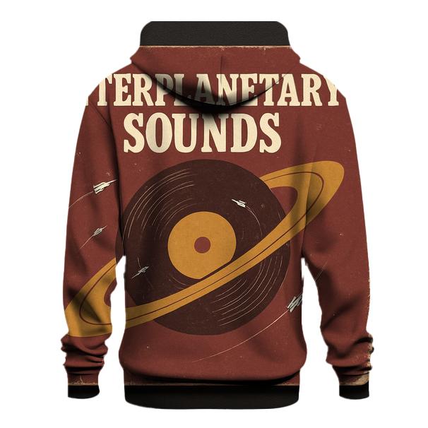Classic Vinyl Planet Record Cover pullover hoodies