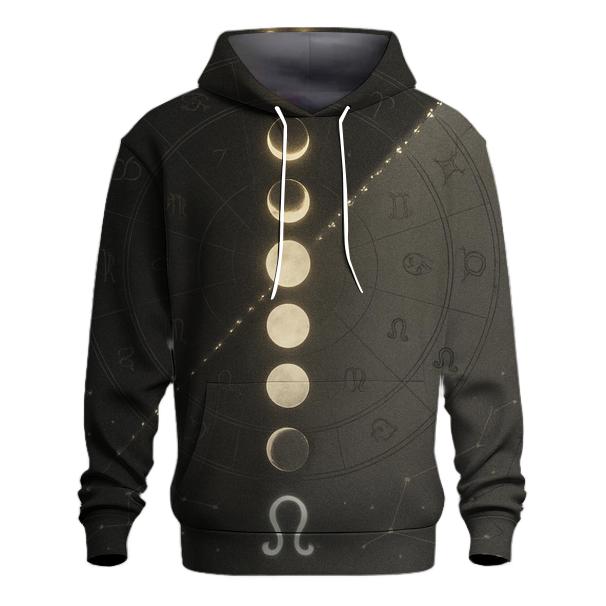 Lunar Nodes Destiny Axis Diagram zip-up hoodies