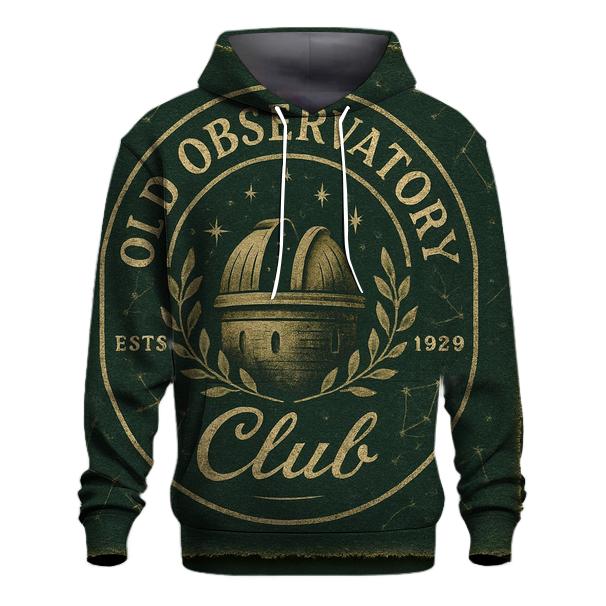 Old Observatory Club Emblem lightweight hoodies