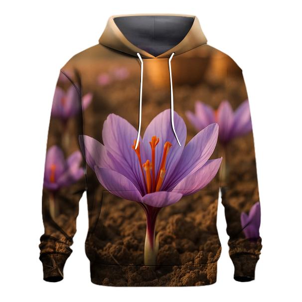 Saffron Crocus At Autumn Harvest designer hoodies