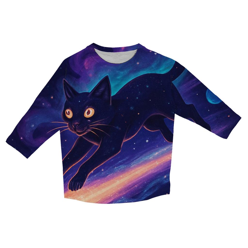 Nebula Voyager Cat trendy 3/4 sleeve tops