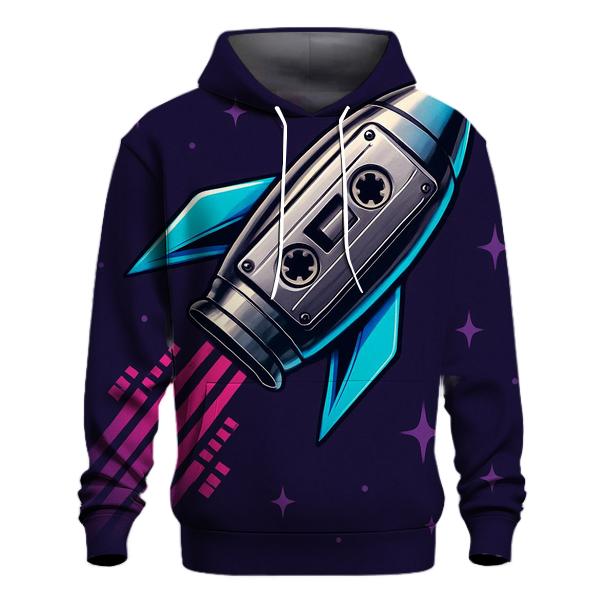 Chrome Rocket Mixtape printed hoodies