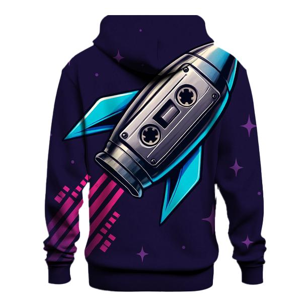 Chrome Rocket Mixtape printed hoodies