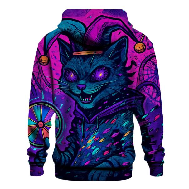 Glitched Carnival Cat lightweight hoodies