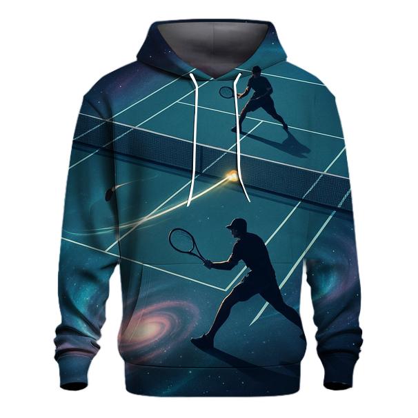 Galactic Tennis Rally zip-up hoodies