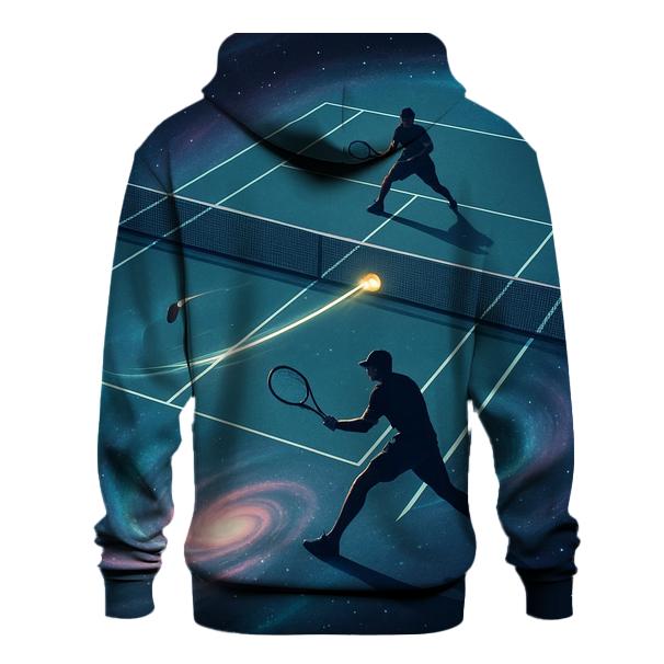Galactic Tennis Rally zip-up hoodies