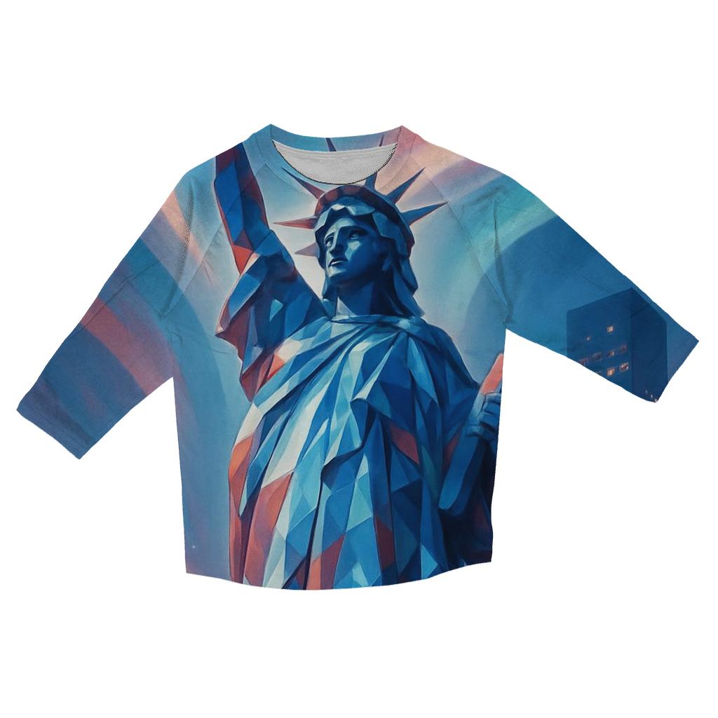 Liberty Skyline Aurora casual three quarter sleeve shirts