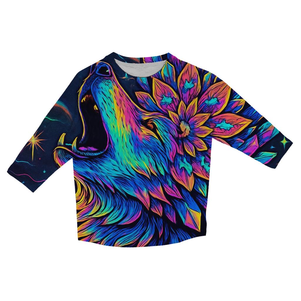 Prismatic Howl Bloom personalized 3/4 sleeve tees