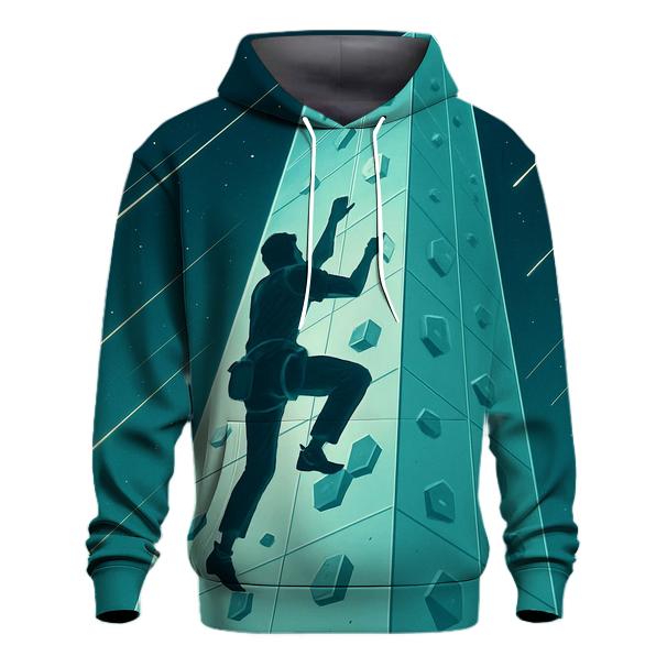Meteor Shower Climbing Wall zip-up hoodies