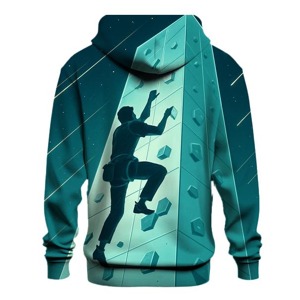 Meteor Shower Climbing Wall zip-up hoodies