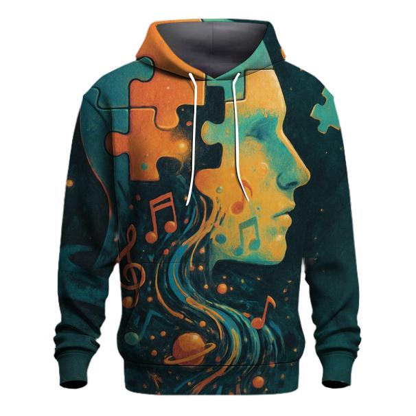 Puzzle Head Melody heavyweight hoodies