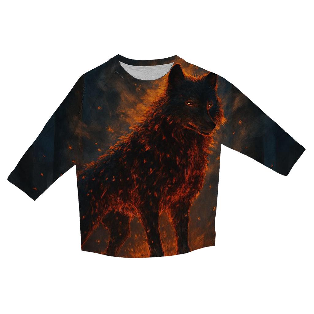 Ember Veil Sentinel custom 3/4 sleeve shirts