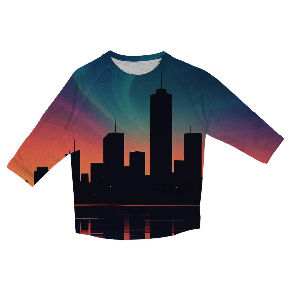 Skyline Aurora Sundown stylish quarter sleeve tops