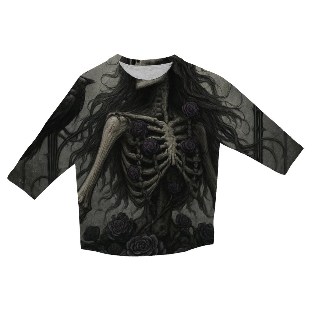 Garden Of Thorns And Crows casual three quarter sleeve shirts