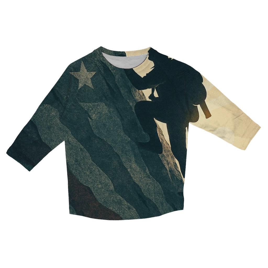 Mountain Echoes Of Valor designer 3/4 sleeve blouses
